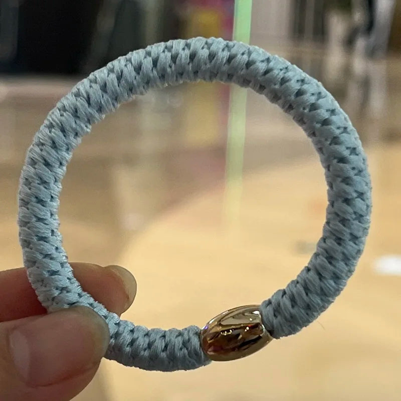 2022 fashion Simple thick hair rubber bands for Women Elastic Hair Tie Gum Girl Ponytail Hairbands Scrunchies kknekki Accessorie