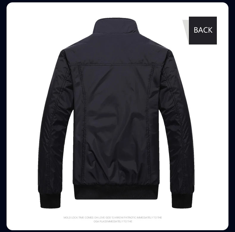 Bomber Jacket Men Rainproof Windproof Waterproof Jackets Men's Outwear Spring Male Military Coats Classic Fashion Brand Coats