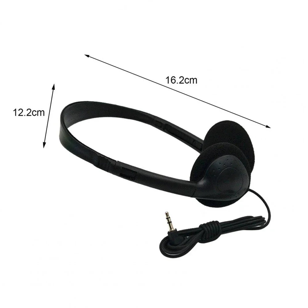 Computer Headphone No Microphone Gaming Headset Noise MP3 Earphone Wired Stereo Headset Universal 3.5mm Wired