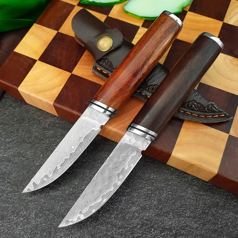 Kitchen Knife Damascus Steel Butcher Boning Knife Meat Cleaver Knife Fruit for Vegetable Fish Cutting Knife Kitchen Accessories