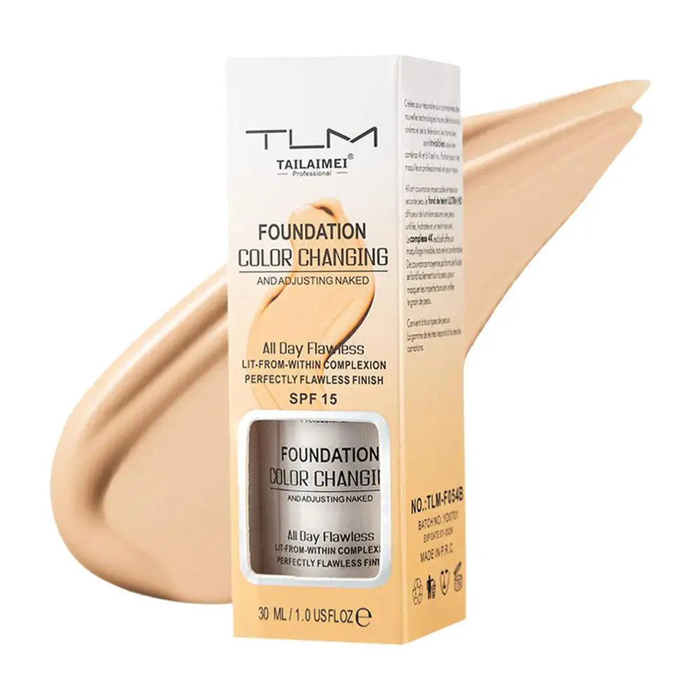 Liquid Foundation Colour Changing Full Coverage Concealer Makeup  Moisturizing Primer Cosmetics For All Skin Types