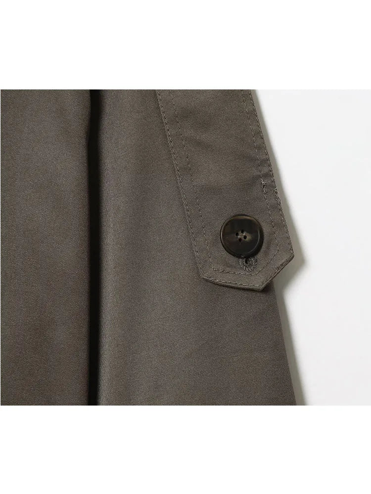 Women's Jacket 2025 New Women Fashion Long Sleeve Laple With Belt Jackets Women Autumn Winter High Street Short Coats