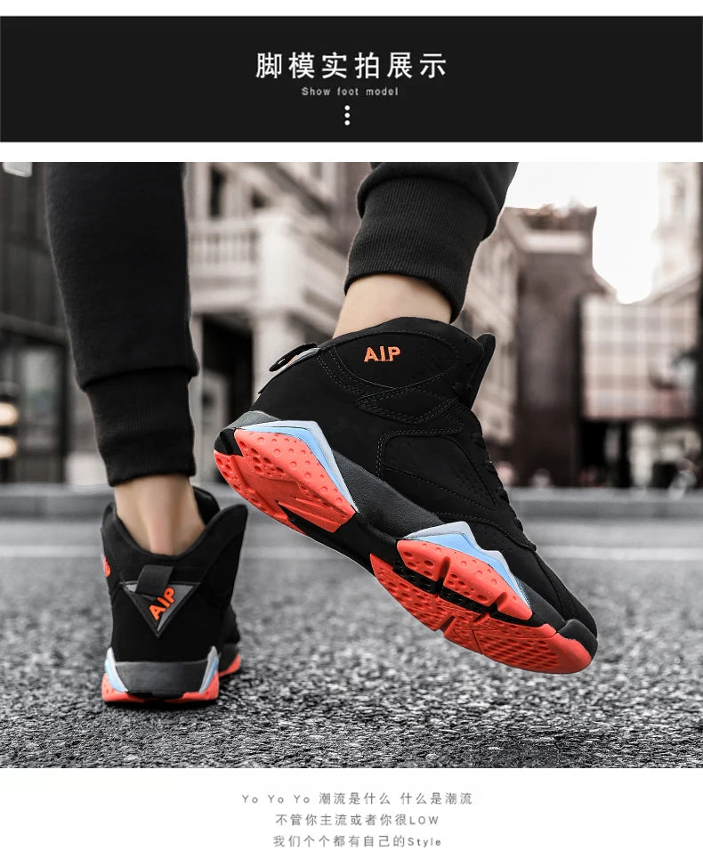 Men Basketball Shoes Fashion Non-slip Mens Casual Sneakers Man Sports High Quality Outdoor Jogging Shoes Boys Athletic Wear Traf
