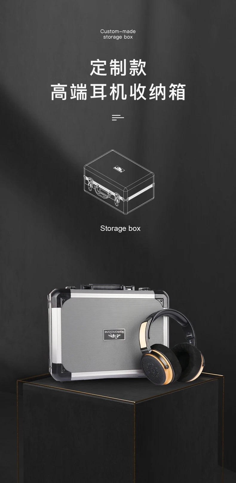 harmonicdyne Poseidon Open-back HIFI Audiophile Over-ear Headphones