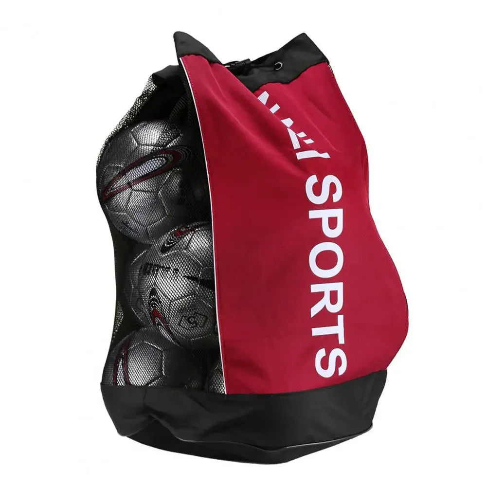 Football Bag with Shoulder Strap Comfortable Padded Shoulder Strap Sports Bag Heavy Duty Soccer Ball for Sports for Basketball