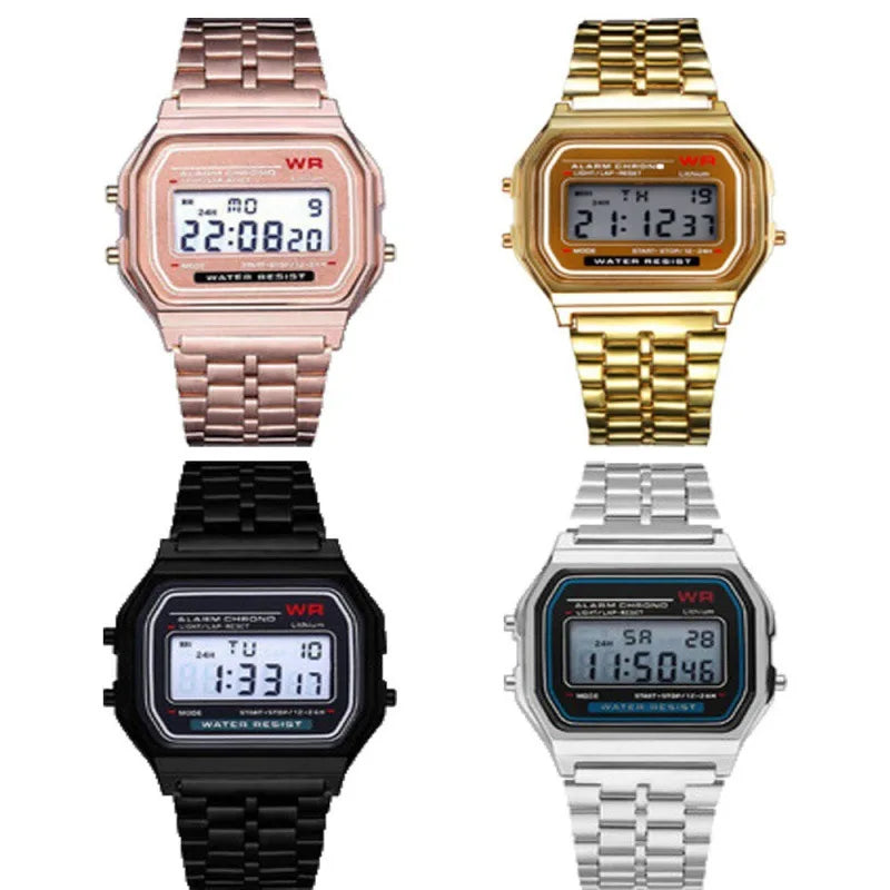 Women Men Watch Vintage LED Digital Sports Watches for Women Electronic Digital Wristwatches Gift Reloj Mujer Relogio Feminino