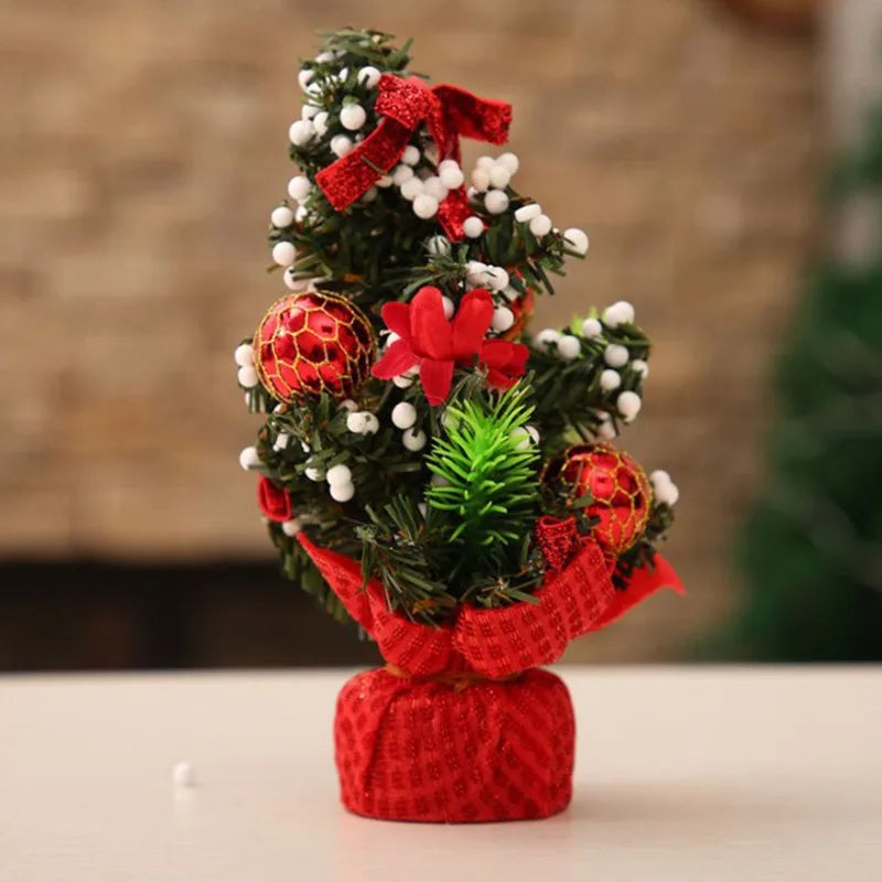Christmas Tree Christmas Decoration 2026 Home Bedroom Desktop Ornaments Artificial Small Christmas Tree New Year Children Gift