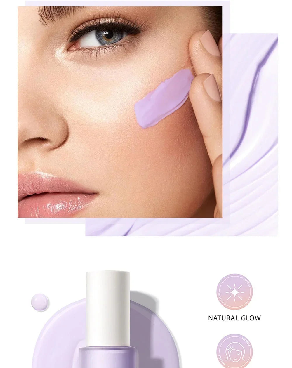 Makeup Primer Isolation Cream Moisturizing Modification Natural Even Skin Tone Long-lasting Concealer Refreshing and Docile