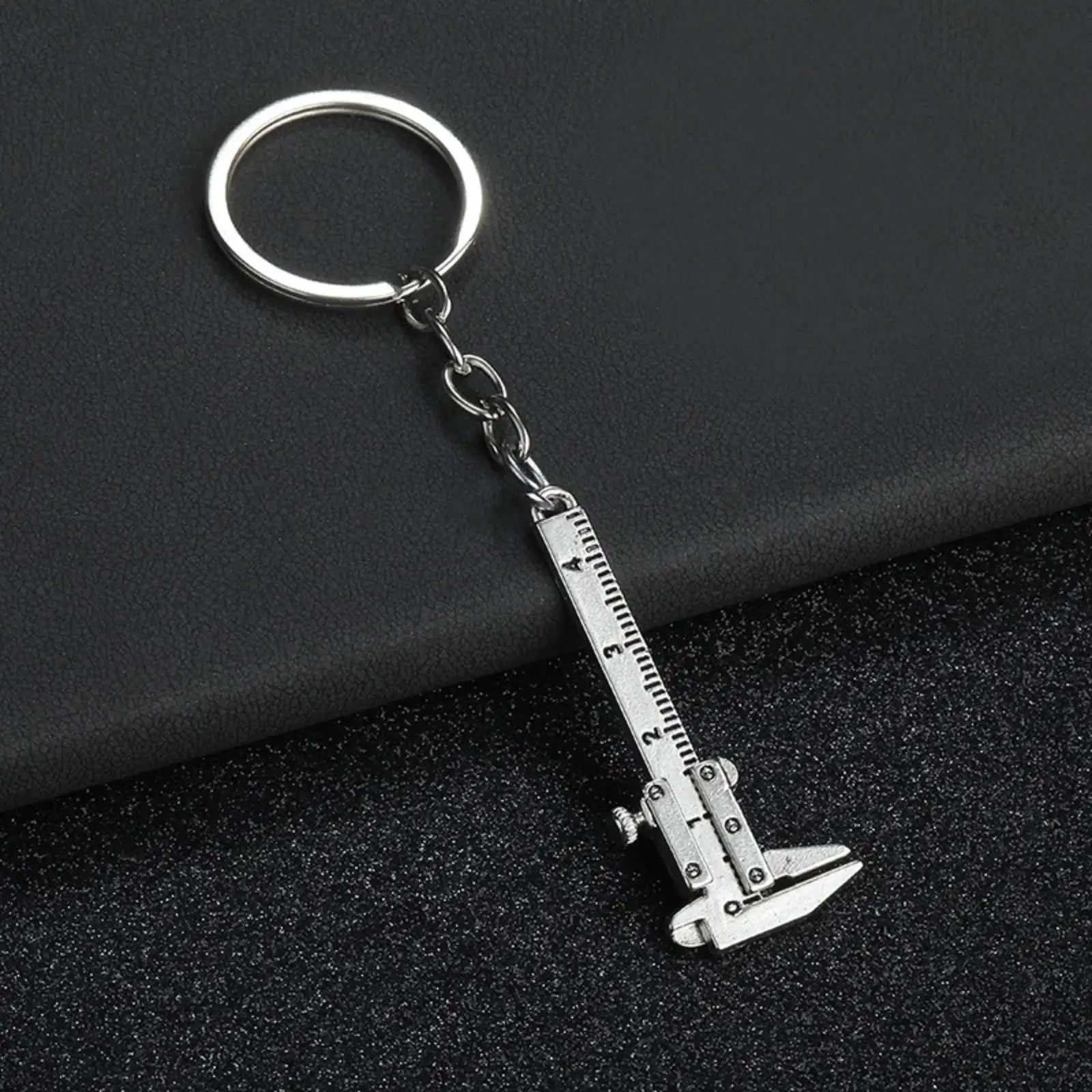 Mini Caliper Key Chain for Men Gift Portable Key Ring Measure Tool Accessories