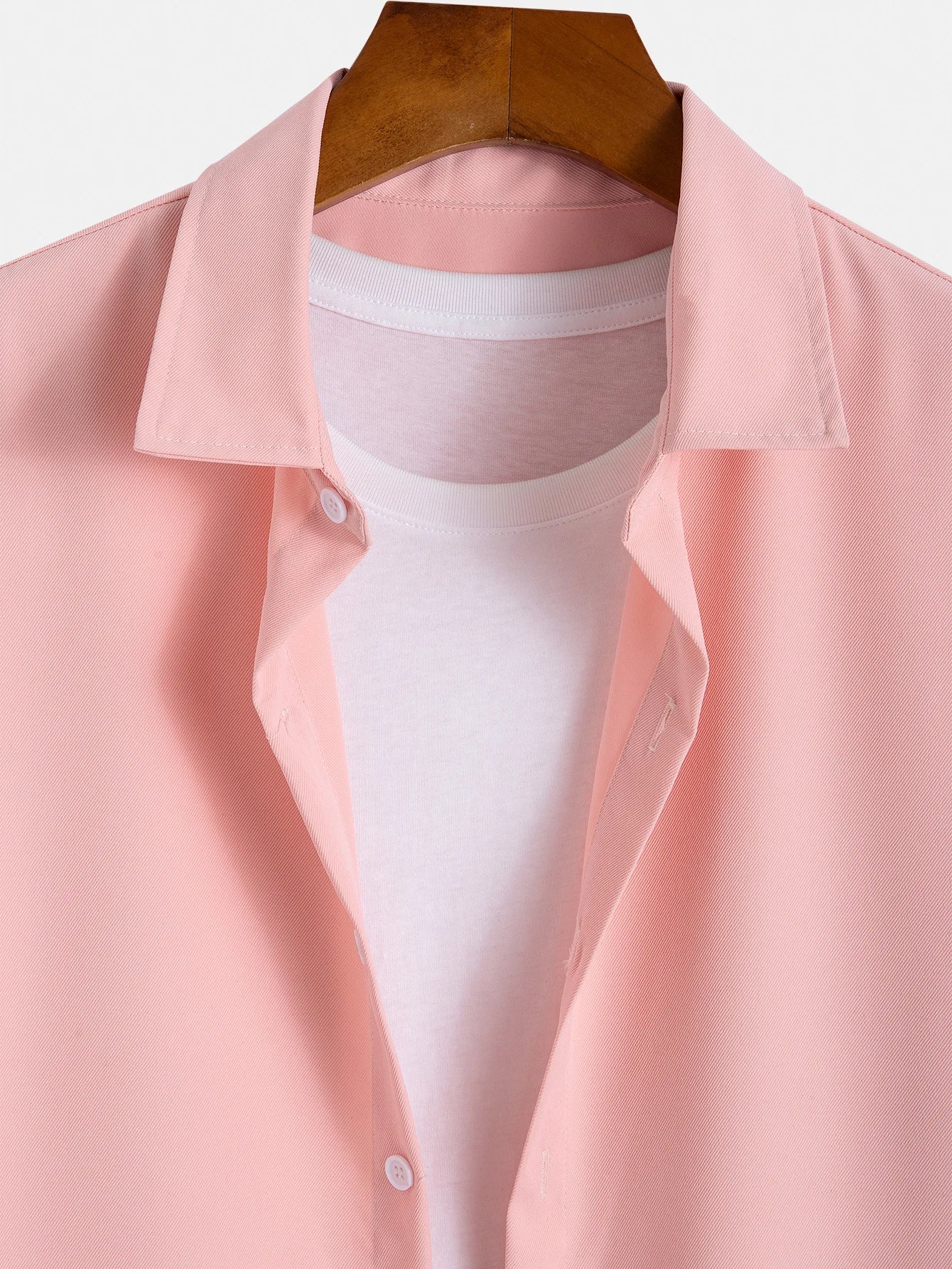 Men's short-sleeved shirt Muscle men's fitness shirt summer men's sports elastic breathable Slim show muscle short-sleeved shirt