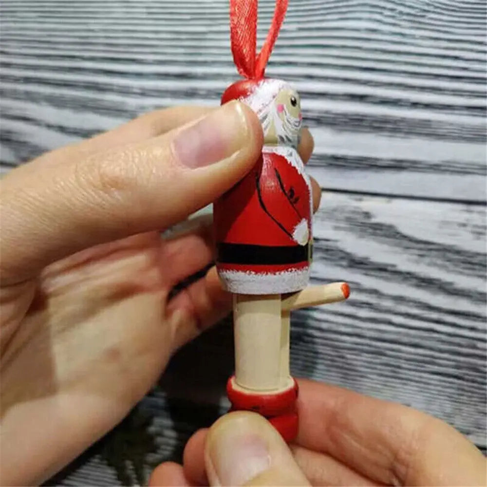 Christmas Novel DIY Holiday Hanging Christmas Tree Decoration Funny Santa Ornament Party Decors
