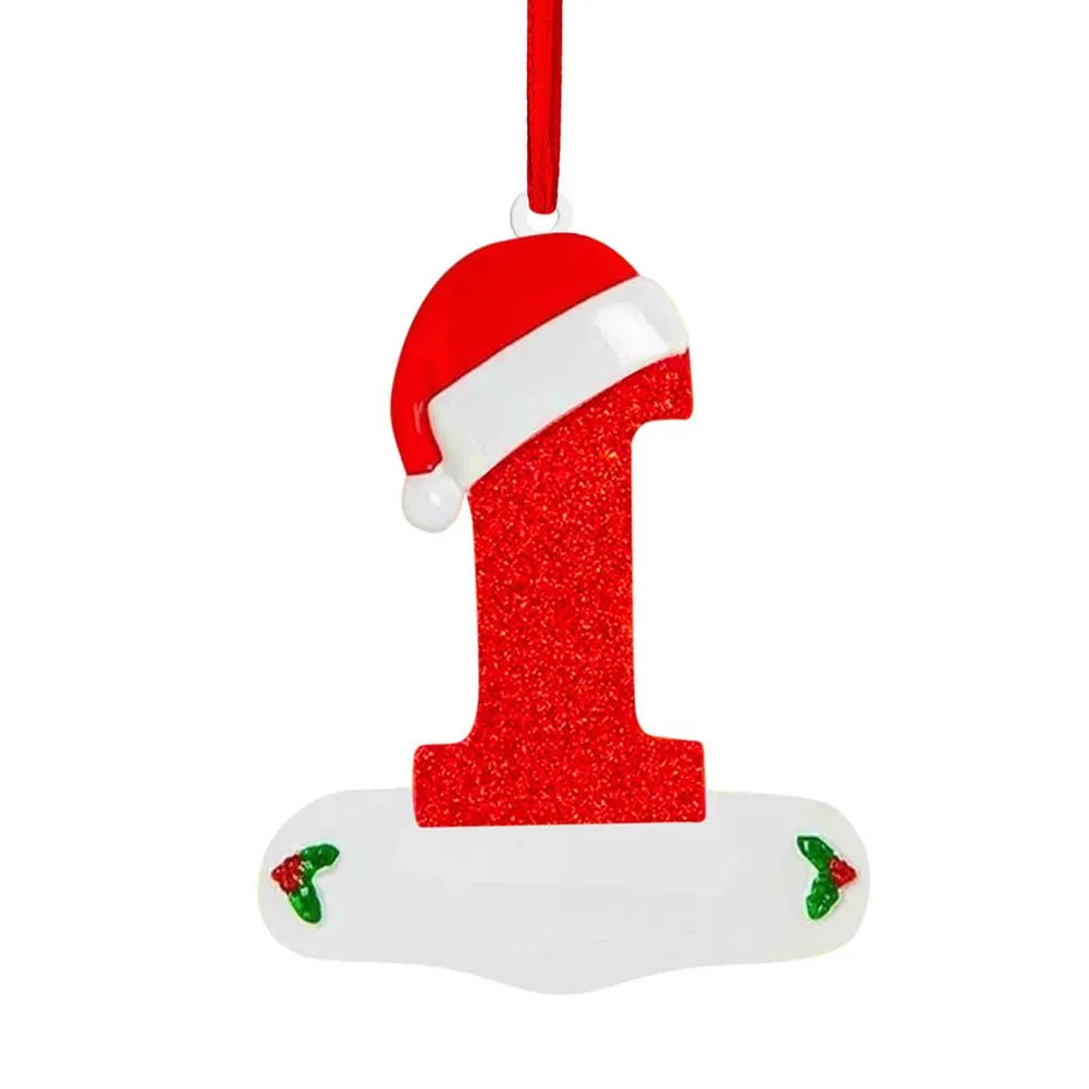 Christmas Decoration Letters,26 Letters Pendant For Christmas Tree Decor,DIY Name Ornament Personalize