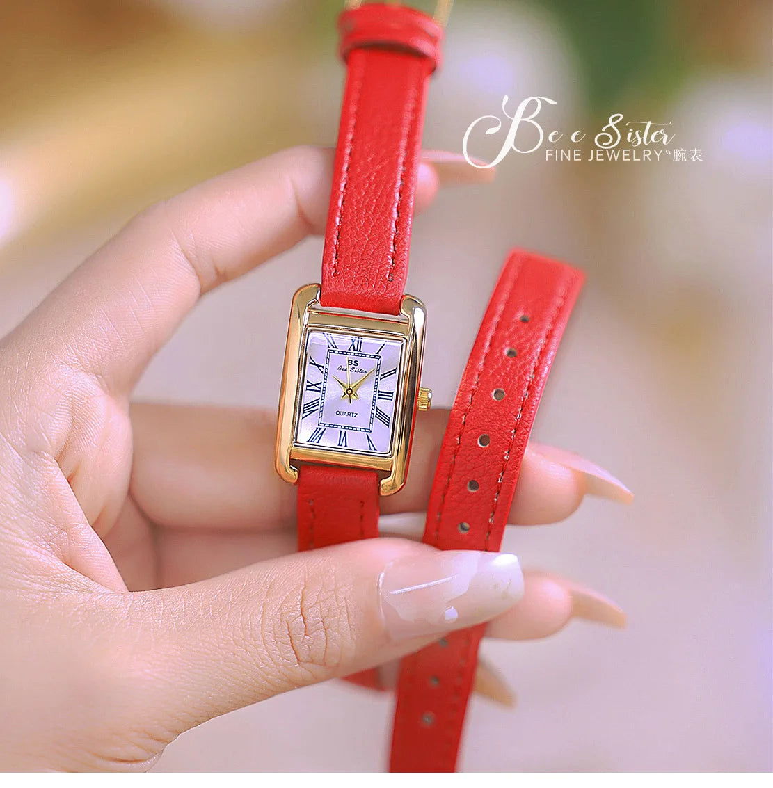 Women Watches 2025 Casual Vintage Leather Watch For Women Fashion Quartz Wristwatches Rose Gold Square Clock Gift For Girlfriend