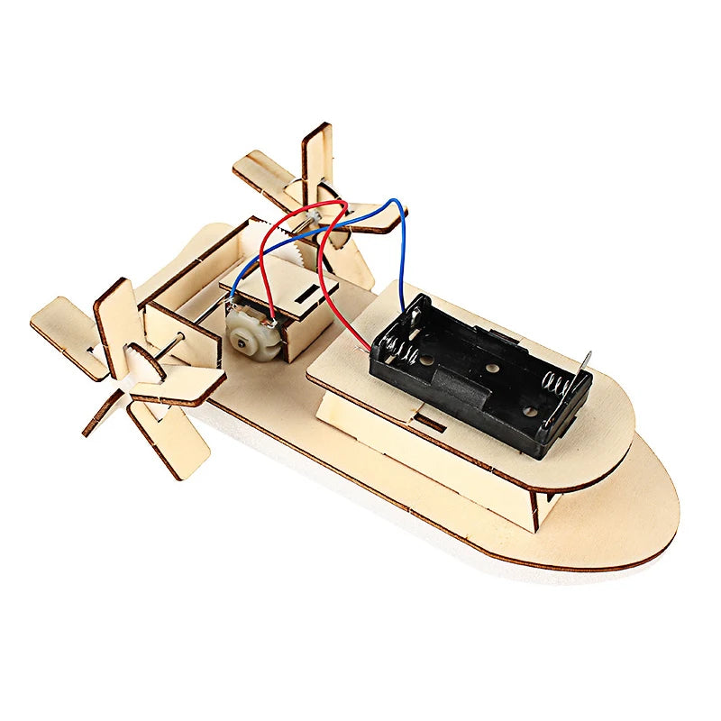 Kids DIY Robot Assembling Model Educational Material Kits Science Experiment Technology Toy Puzzle Painted Toys for Children