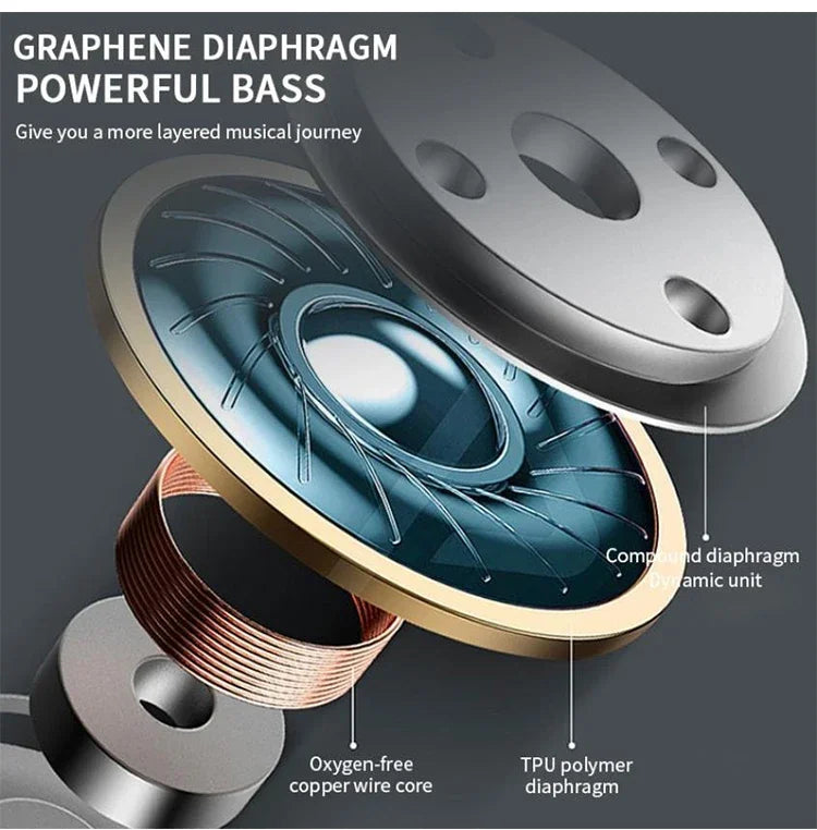 For iphone Hanging Neck Bluetooth 5.0 Wireless Sports Headset Ear Headset Bluetooth Headphones Earbuds Earphone With Mic