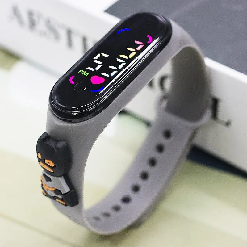 Electronic Digital  Watches  Colour screen Display Children's Watch Cartoon Fashion Watches  Holiday Gift Kids Watches