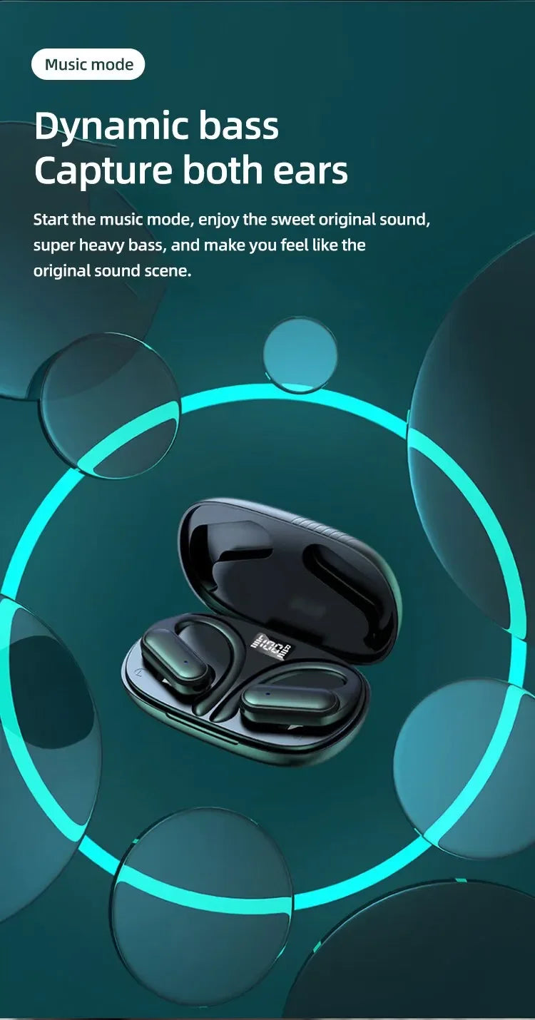 A520 Wireless Bluetooth Headset High Quality Earplugs Anti-Sweat Touch Light Mini  HD Sound Quality Stereo Universal Headset