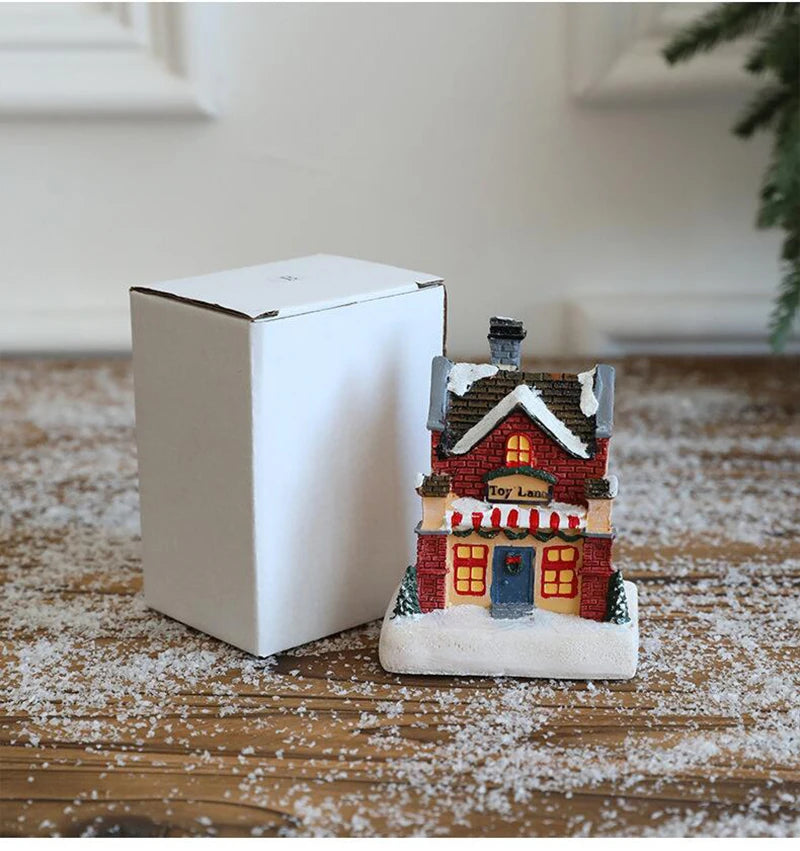 Christmas House Light Decorations For Home Ornaments Kids Xmas Gift New Year 2024 Navidad Decor Bedroom Night Light With Battery