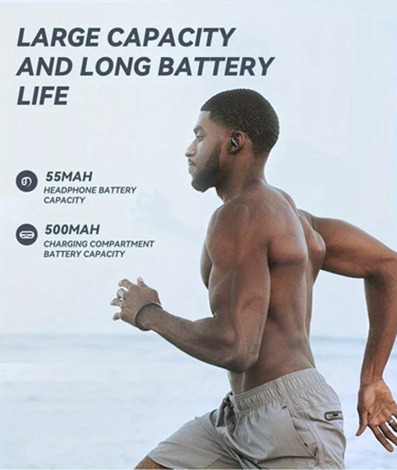 Lenovo XT80 Wireless Headphones Bluetooth 5.3 Earphones True with Mic Button Control Noise Reduction Earhooks Waterproof Headset