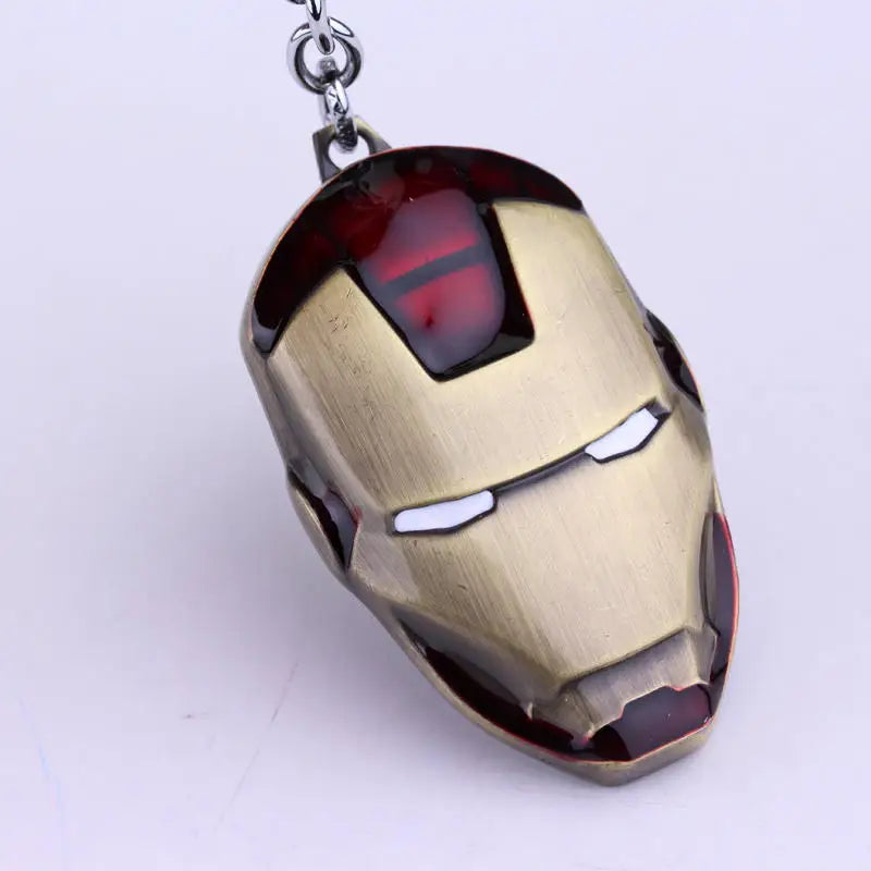 Iron Man Keychain Metal Key Chain Superhero Avengers Key Holder Gift Fans Friend Toy