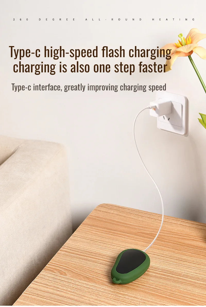 Mini Usb Hand Warmer Essential Antifreezing Heating Hand Warmer Continuous Warming Mini Hand Warmer