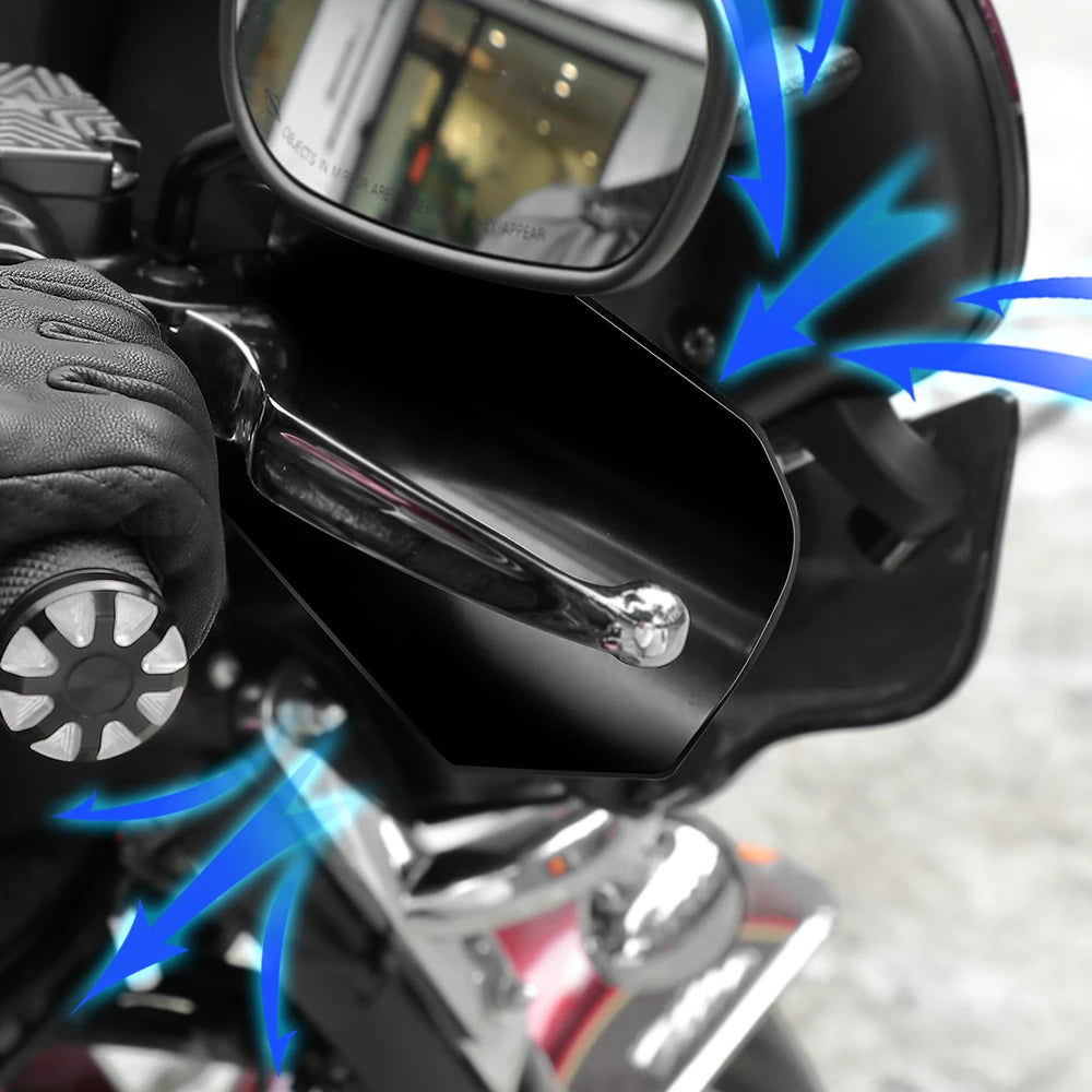 Motorcycle Hand Guard for Road Glide Handguard Hand Shields for Touring Models Street Glide Road King Electra Glide 2006-2022