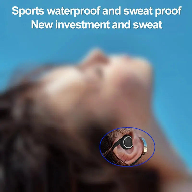 Wireless Bluetooth Earphones Sports Running Headset Wireless Single Ear Headphone TWS HiFi Stereo Noise Reduction Music Headset