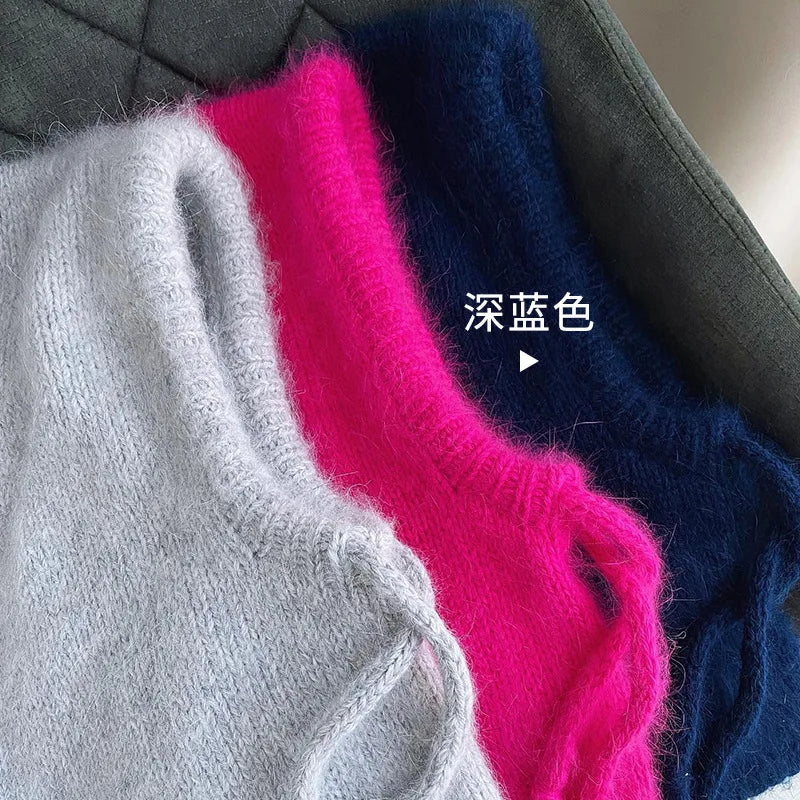 Winter Hats for Women Girls Warm Hooded Scarf Beanie for Female Youth Balaclava Kniting Skull Cap Ear Flap