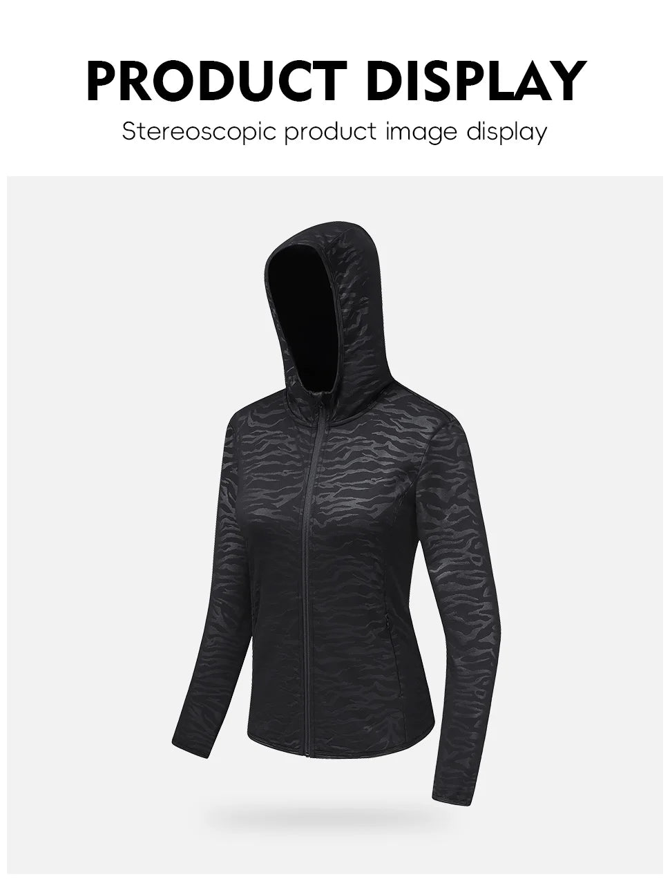 Womens Fashionable Jacket Daily Outdoor Quick Drying Breathable Casual Top Polyester Ammonia Fleece Knitted Fabric