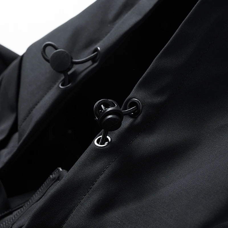 Men's Outdoor Sports Leisure Hooded Jacket Comfortable Trendy for Spring and Autumn Versatile Windproof Breathable Jacket