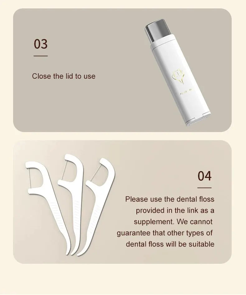 Small Floss Storage Box Household Portable Automatic Pop-up Dental Floss Storage Box Can Carry-on Easy to Use