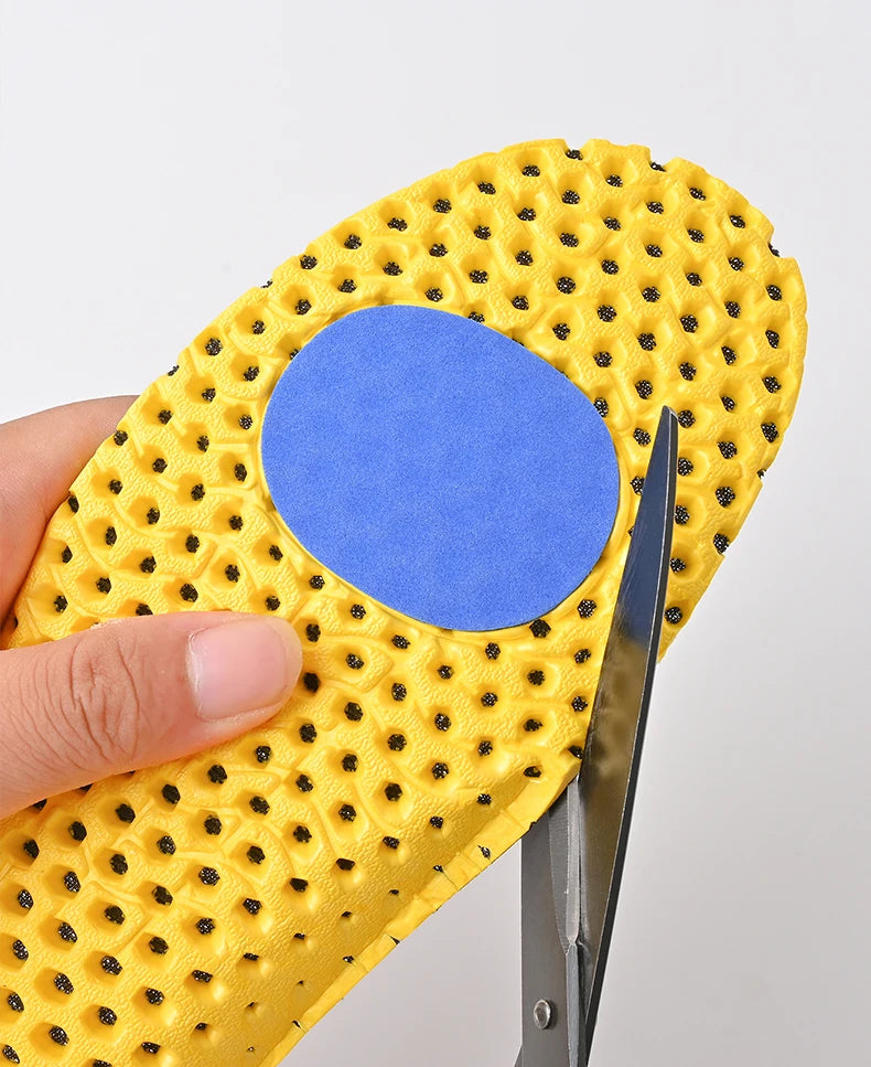 Memory Foam Insoles For Shoes Sole Mesh Deodorant Breathable Cushion Running Insoles For Feet Man Women Orthopedic Insoles