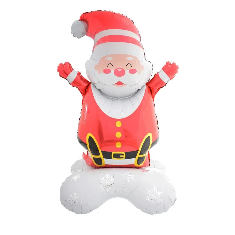 Christmas Decorations 2024 Balloon Santa Claus Snowman Xmas Tree Balloon Christmas Party Home Decor Navidad Natal New Year