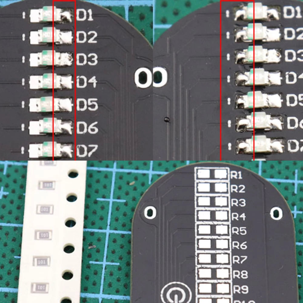 DIY Electronic Top Kit LED Fingertip Gyro Manufacture DIY Kit Fun Top Welding Electronic Components Circuit Board Kit