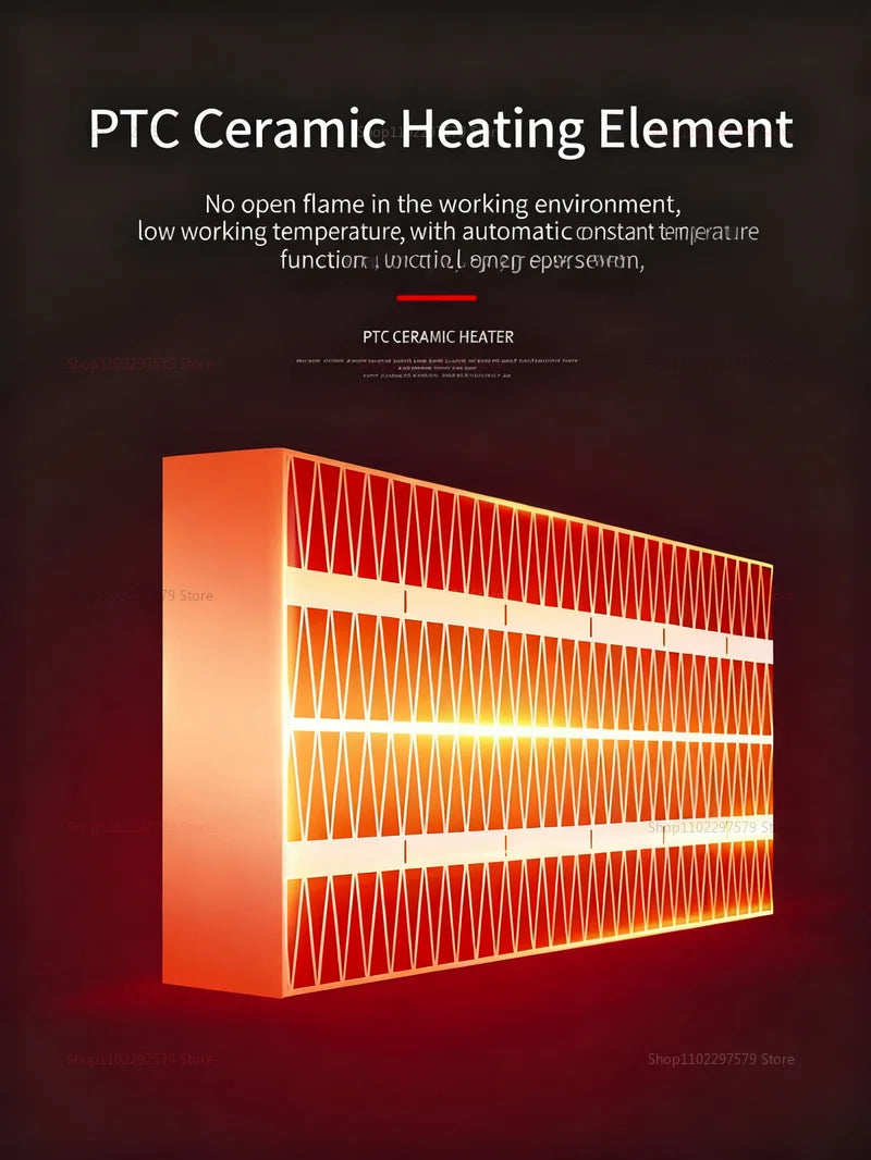 2025 Portable Wall Mounted Electric Heater: Winter home/living room use, fast warm air, compact & convenient heating appliance.