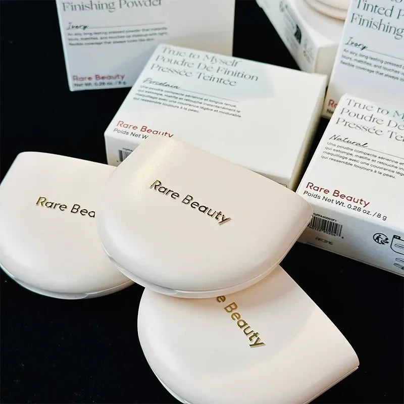 Hot Fashion Rare Beauty Setting Powder with Mirror Liquid Blush Moisturizing Dual-use Waterproof Lip Glaze Rouge Smooth Makeup