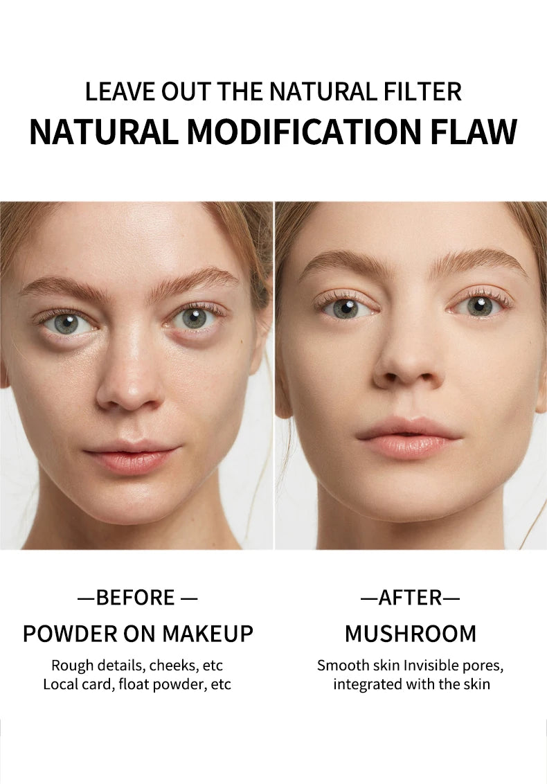 Beauty Girl Makeup Mushroom Head Air Cushion Makeup Moisturizing Foundation Brightening Make Up BB Cream Whitening Maquiagem