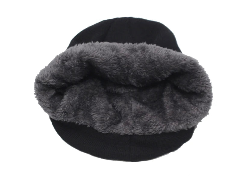Men Winter Hats For Men Women Knitted Hat Beanie Hat Cap Fur Skullies Beanies шапка мужская Homme Skull Gorro шапка Bonnet Caps