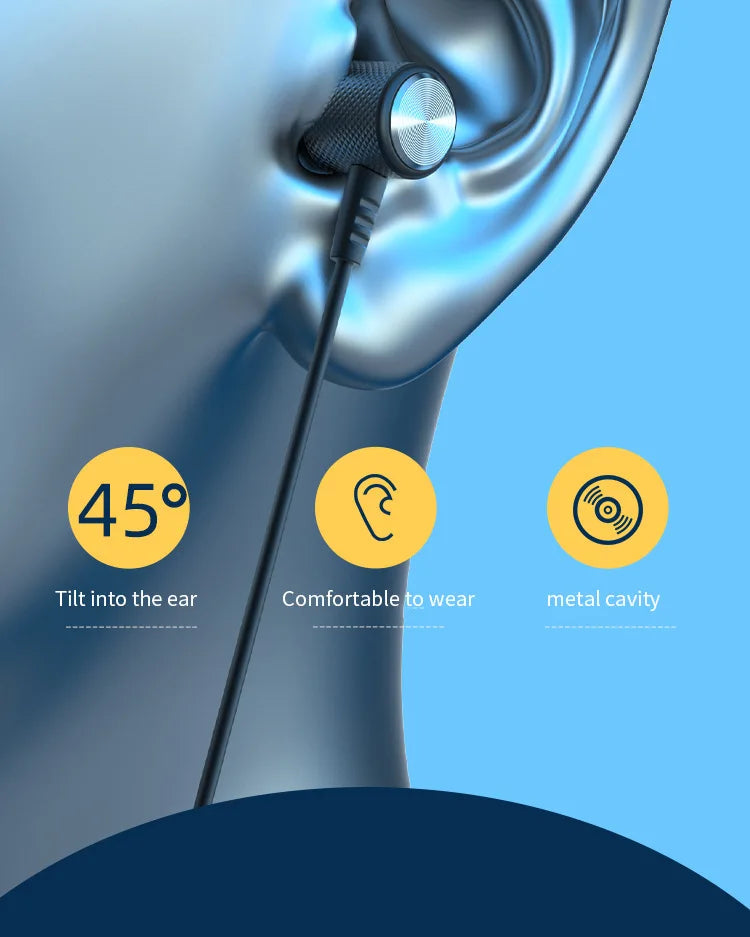 Wireless Headphone Fone Bluetooth 5.0 Neckband Earphones In ear Hifi Stereo Sports Headset Halter Waterproof Magnetic Earbuds