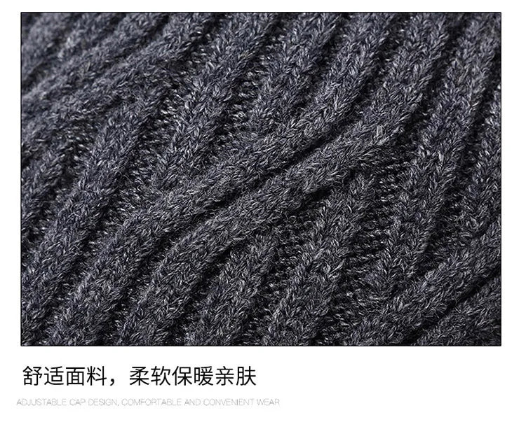 Winter Beanie for Men Women, Fleece Lined Beanie Soft Warm Knit Hat Ski Stocking Cuffed Cap