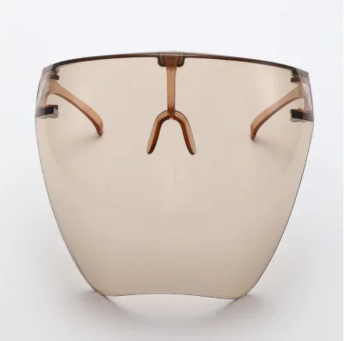 Full Face Sunglasses Mask Women Men Protective Faceshield Glasses Goggles Covered Spherical Lens Anti-Spray Cycling Sunglasses