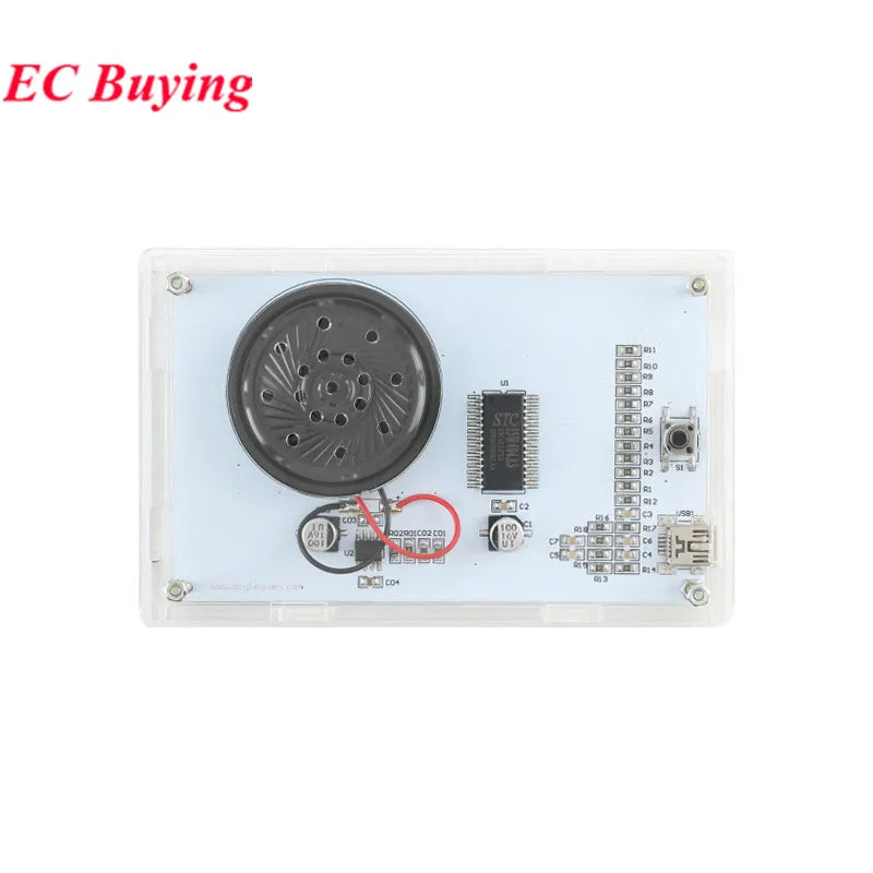 DIY LED Music Spectrum Electronic Kit Audio Sound Frequency Display PCB Soldering Project Practice Solder Diy Electronic Kits