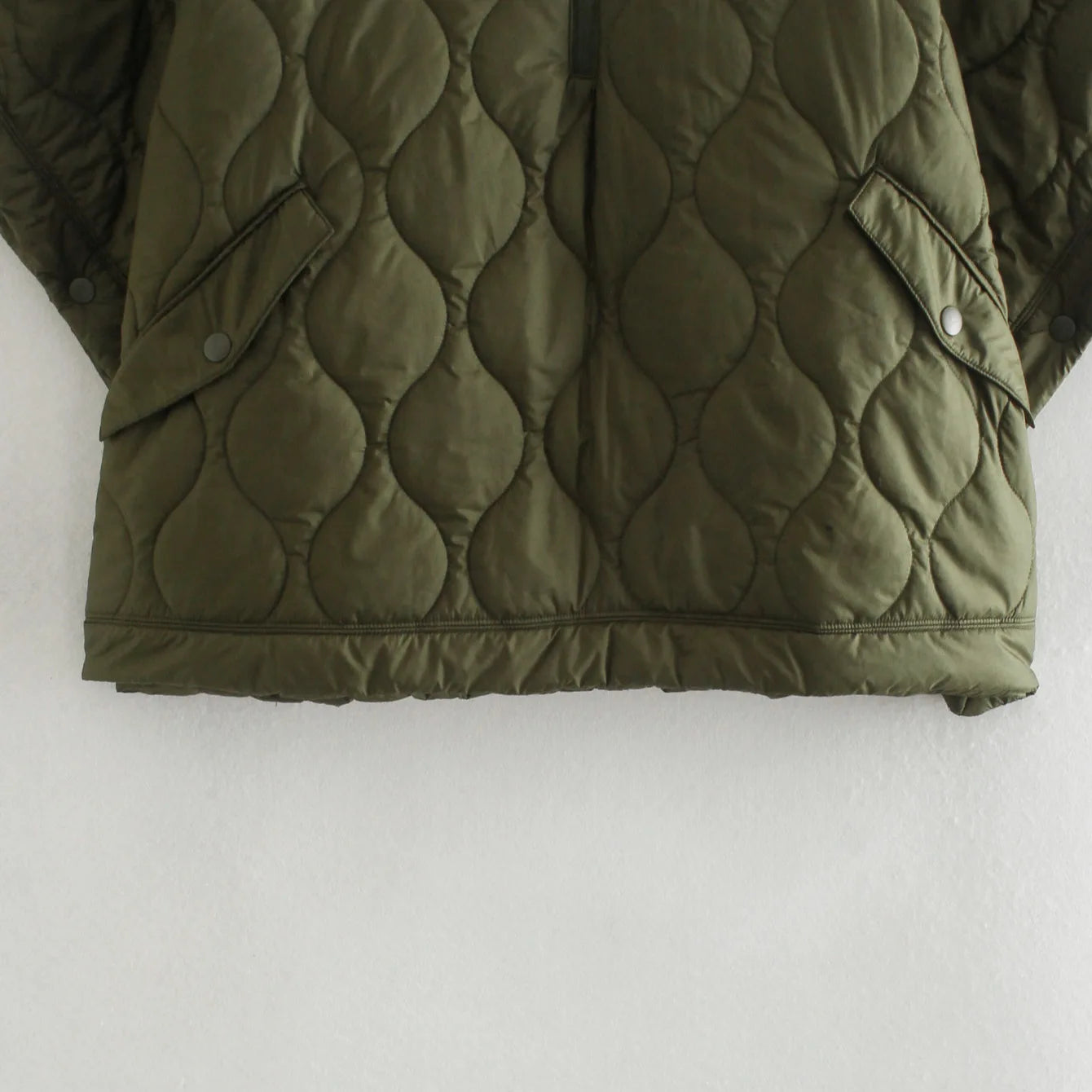 Womens  Coat Cotton-padded Zipper Cloak Warm Jacket Winter