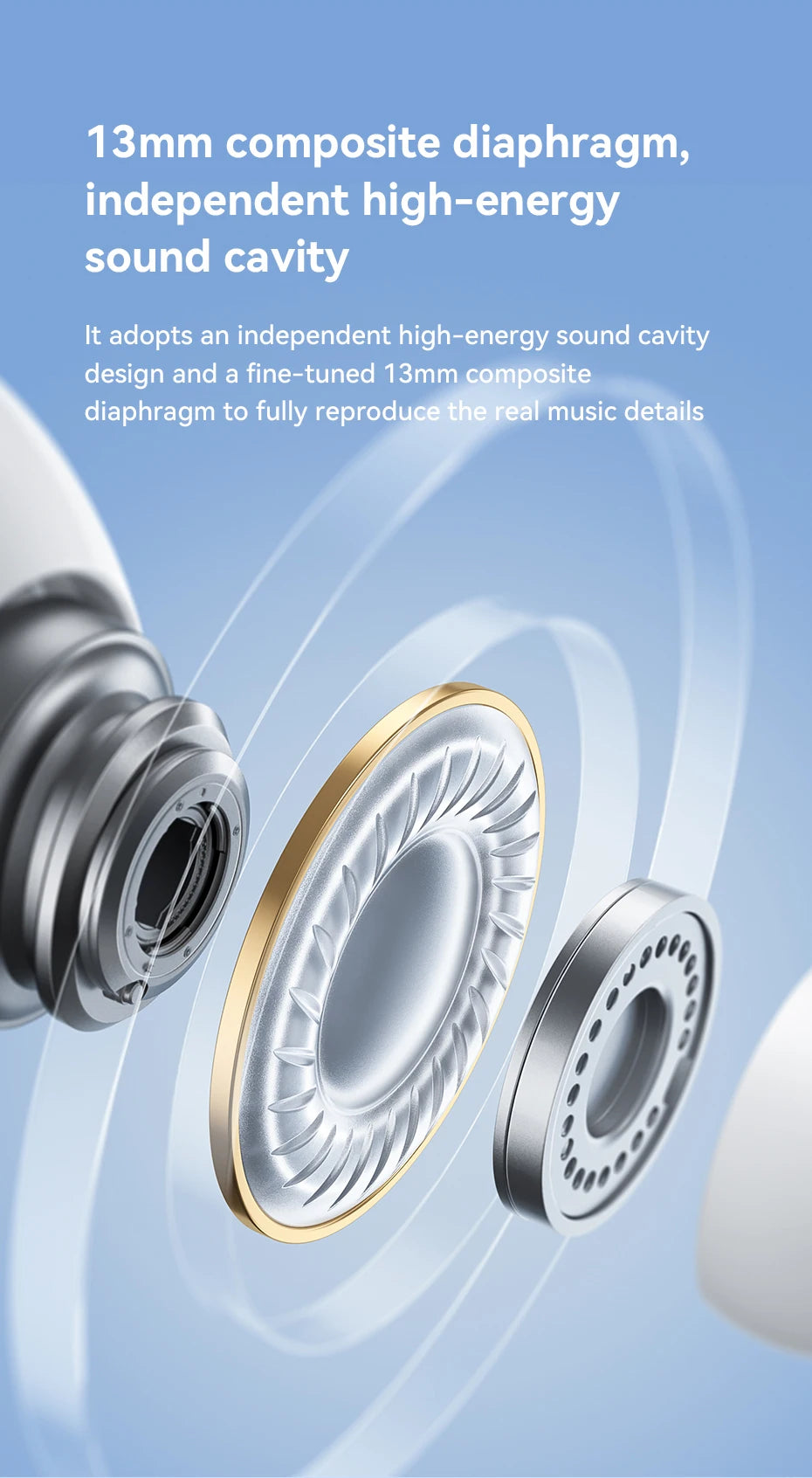 HOCO EW60 Wireless Bluetooth Headphones Tws Waterproof Earbuds Earphones HD Mic with touch Control Earbuds For Smartphones