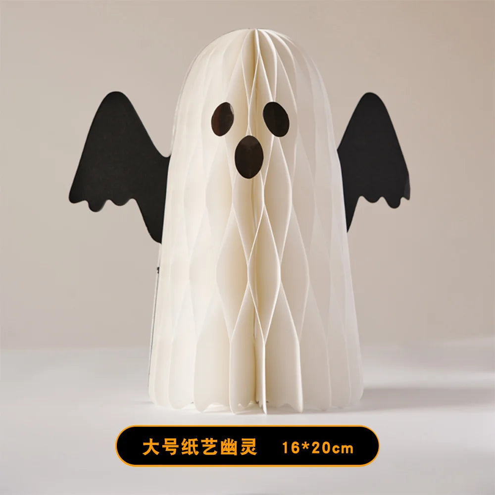 Halloween Pumpkin Ghost Dress Up Creative Small Ornament Table Decoration Halloween Decorations for Home Mexican Day of The Dead