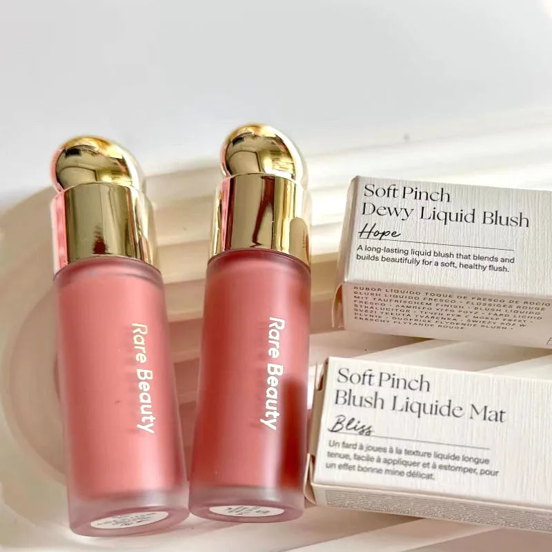 Rare Beauty Red Lip Water-photosolid Blusher Cream Face Highlight Powder Moisturizing Long-lasting Lipsitck Happy Honesty Makeup