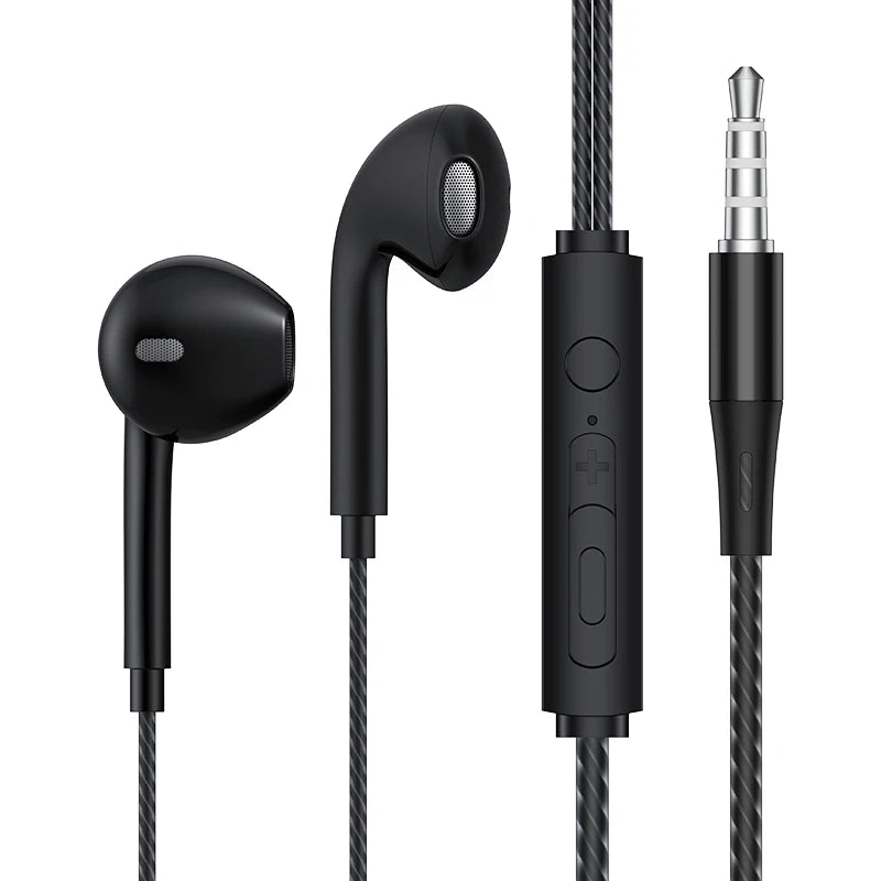 TOPK F20 in-ear Headphone HiFi Sound Quality Built In HD Mic Universal 3.5mm Plug Original High Quality Headset Sport Headset