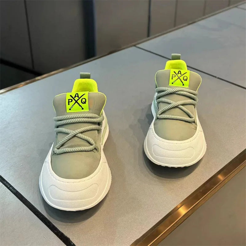 Sport Shoes for Men Platform Sneakers Designer Breathable Men Casual Shoes Fashion Outdoor Lace-Up Men Board Shoes tenis hombres