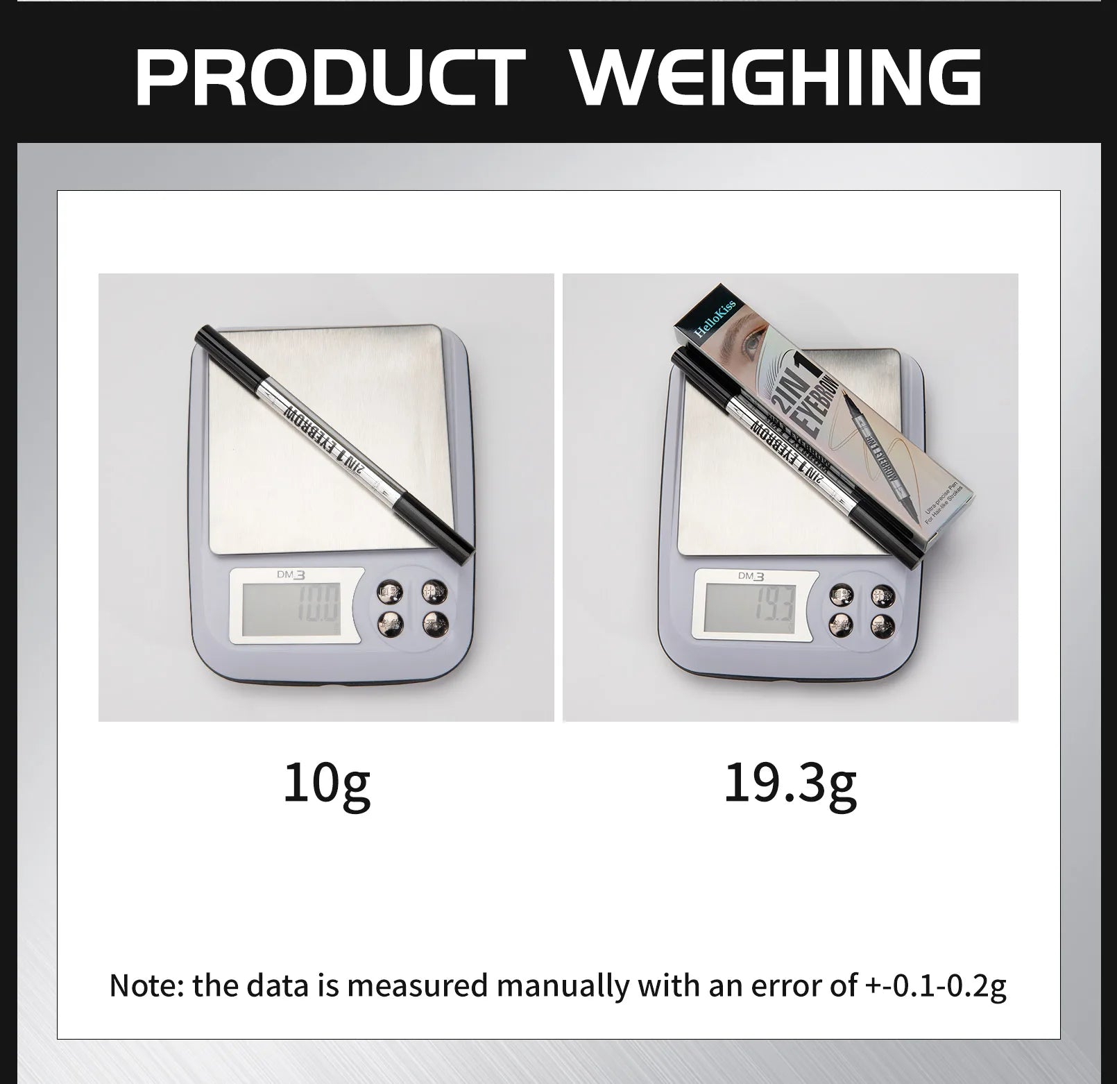 Two-pronged Eyebrow Pencil Waterproof Two-in-one Liquid Eyebrow Pencil Curved Eyebrow Pen With Fork And Precise Brush Tip Makeup