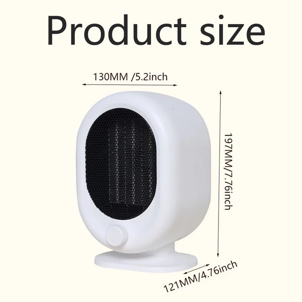 Desktop heater small household portable heater dual-purpose quick heating electric for both cooling and heating